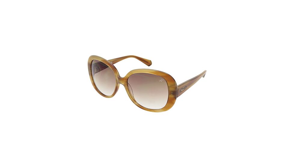 Kenneth Cole KC7160 Sunglasses - Dark Brown Frame Color, Gradient Brown Lens Color