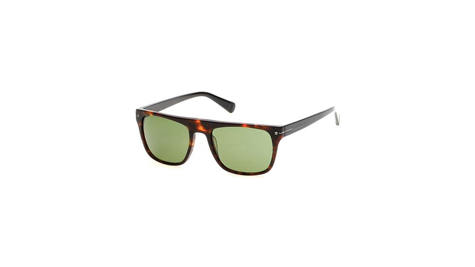 Kenneth Cole KC7194 Sunglasses - Dark Havana Frame Color, Green Polarized Lens Color