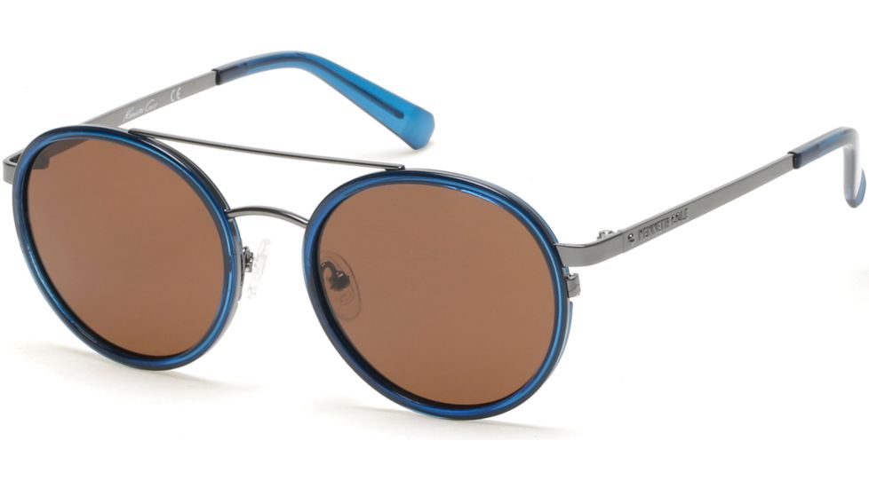 Kenneth Cole KC7204 Sunglasses - Shiny Blue Frame Color