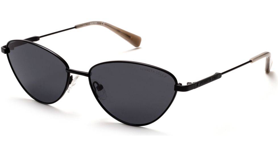 Kenneth Cole KC7235 Sunglasses - Matte Black Frame Color, Smoke Polarized Lens Color