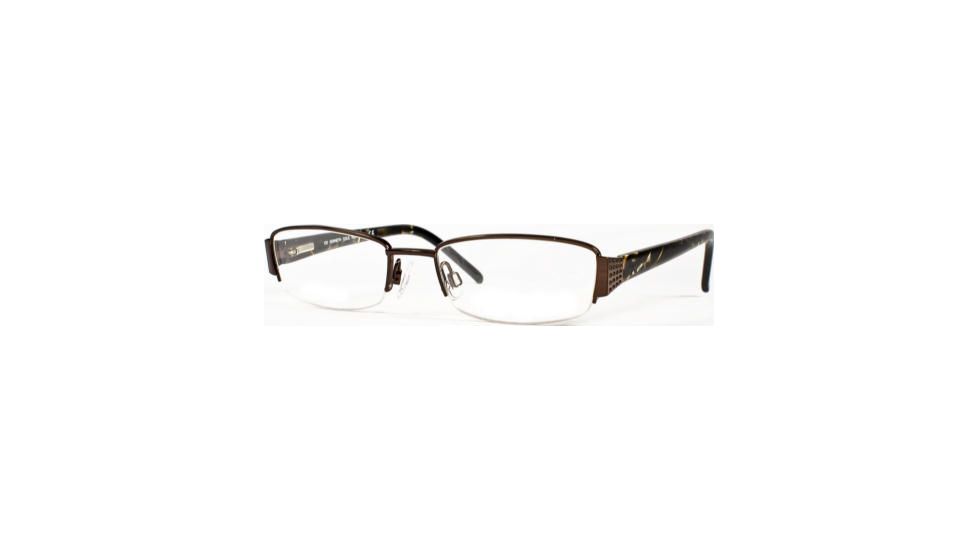 Kenneth Cole New York KC0102 Eyeglass Frames - Shiny Dark Brown Frame Color