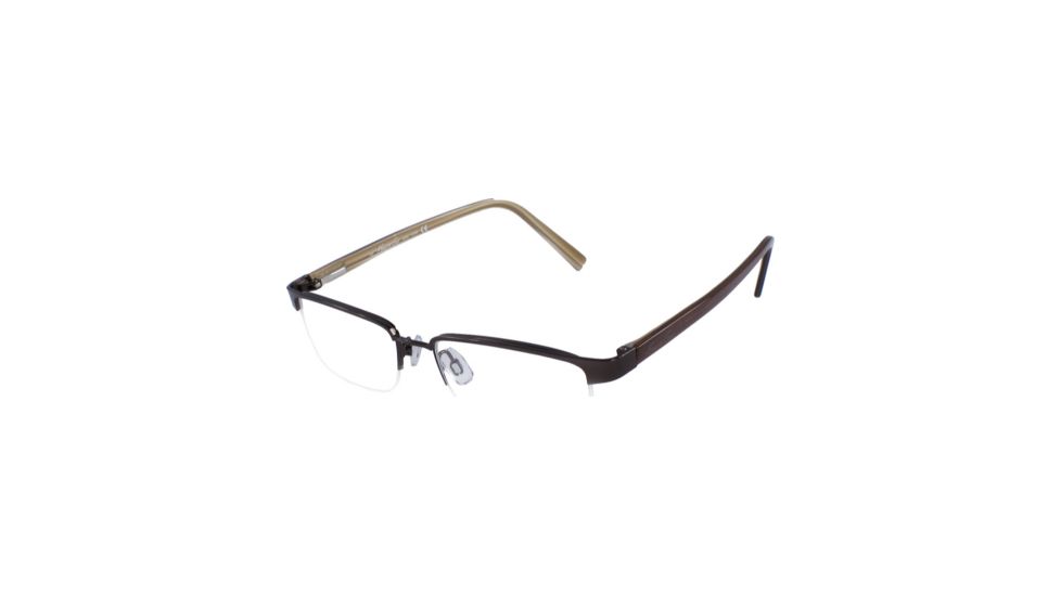 Kenneth Cole New York KC0151 Eyeglass Frames - Shiny Dark Brown Frame Color
