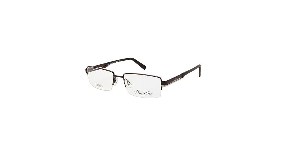 Kenneth Cole New York KC0157 Eyeglass Frames - Matte Dark Brown Frame Color