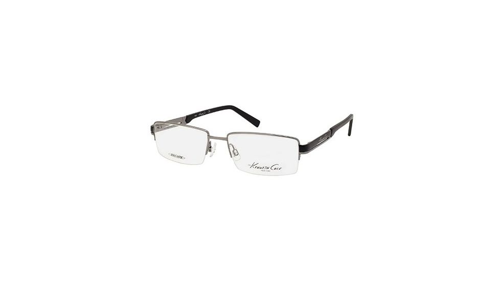 Kenneth Cole New York KC0157 Eyeglass Frames - Matte Gun Metal Frame Color