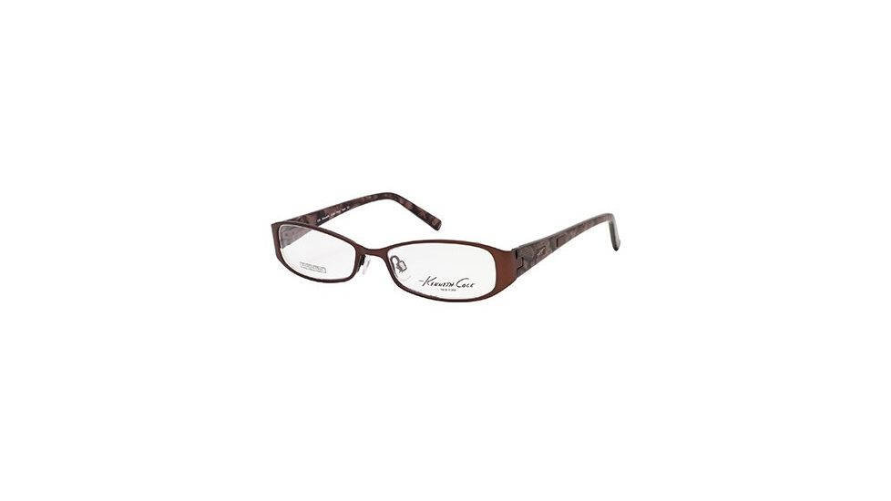 Kenneth Cole New York KC0165 Eyeglass Frames - Matte Dark Brown Frame Color
