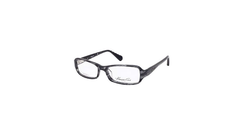 Kenneth Cole New York KC0191 Eyeglass Frames - Black/Crystal Frame Color