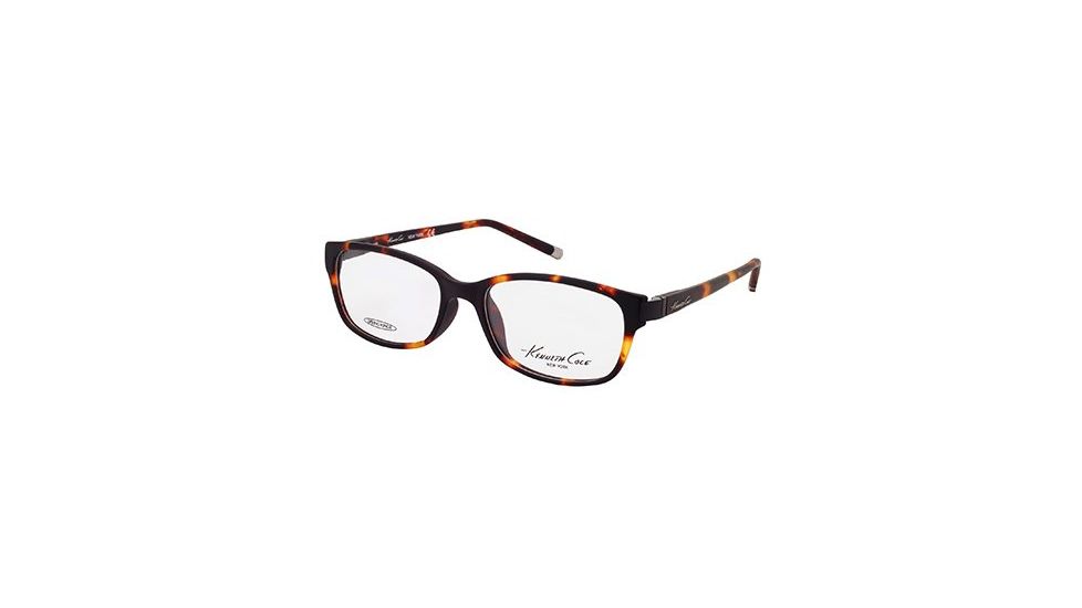Kenneth Cole New York KC0193 Eyeglass Frames - Dark Havana Frame Color