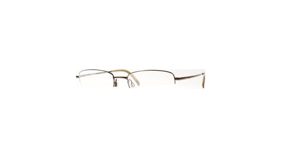 Kenneth Cole New York KC0584 Eyeglass Frames - Shiny Light Brown Frame Color