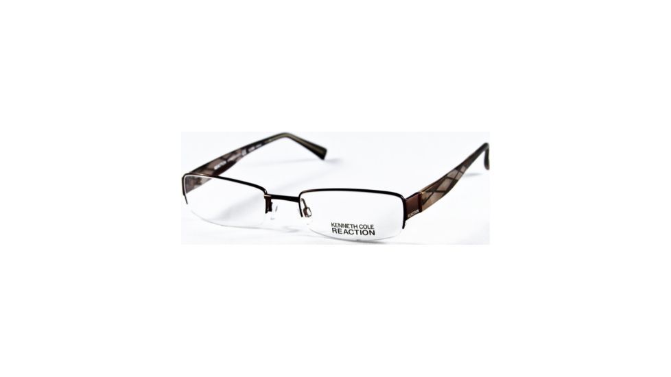 Kenneth Cole New York KC0693 Eyeglass Frames - Shiny Dark Brown Frame Color