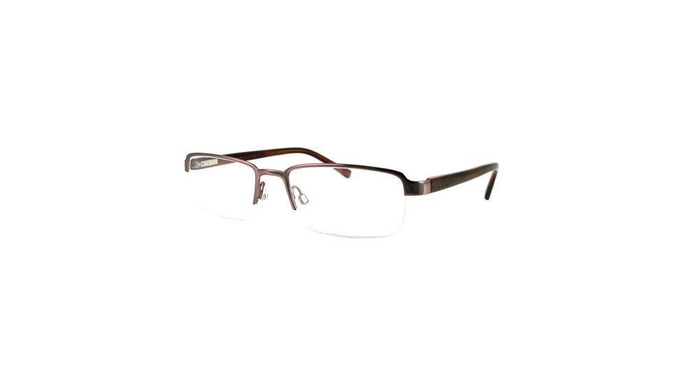 Kenneth Cole New York KC0704 Eyeglass Frames - Shiny Dark Brown Frame Color