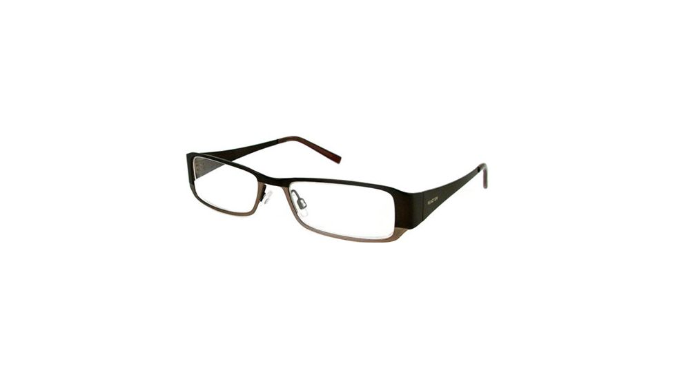 Kenneth Cole New York KC0717 Eyeglass Frames - Matte Light Brown Frame Color