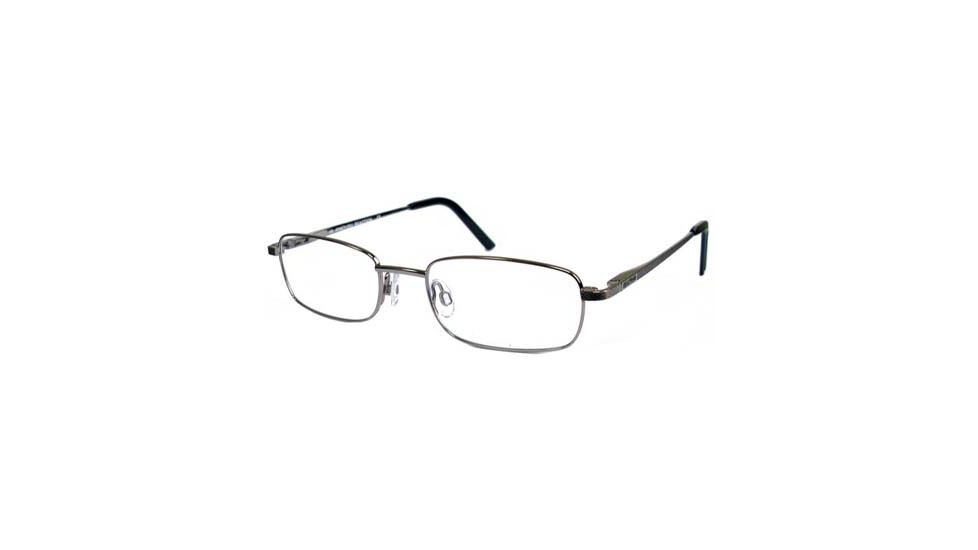 Kenneth Cole New York KC0728 Eyeglass Frames - Shiny Dark Nickeltin Frame Color