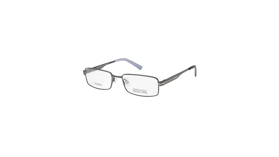 Kenneth Cole Reaction KC0734 Eyeglass Frames - Shiny Gun Metal Frame Color