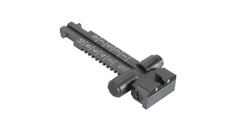 Kensight AK-74 Rear Sight Trijicon Tritium Insert Night Sight w/ Adjustable Tangent, Black, 860-991