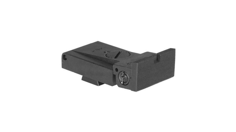 Kensight Beretta 92 Adjustable Rear Sight with Rounded Blade, Black, 860-566