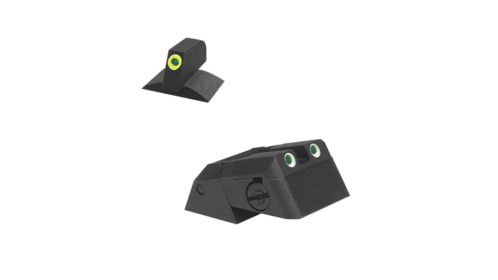 Kensight DAS Adjustable Rear 1911 Tritium Night Sight, Green, 990-636