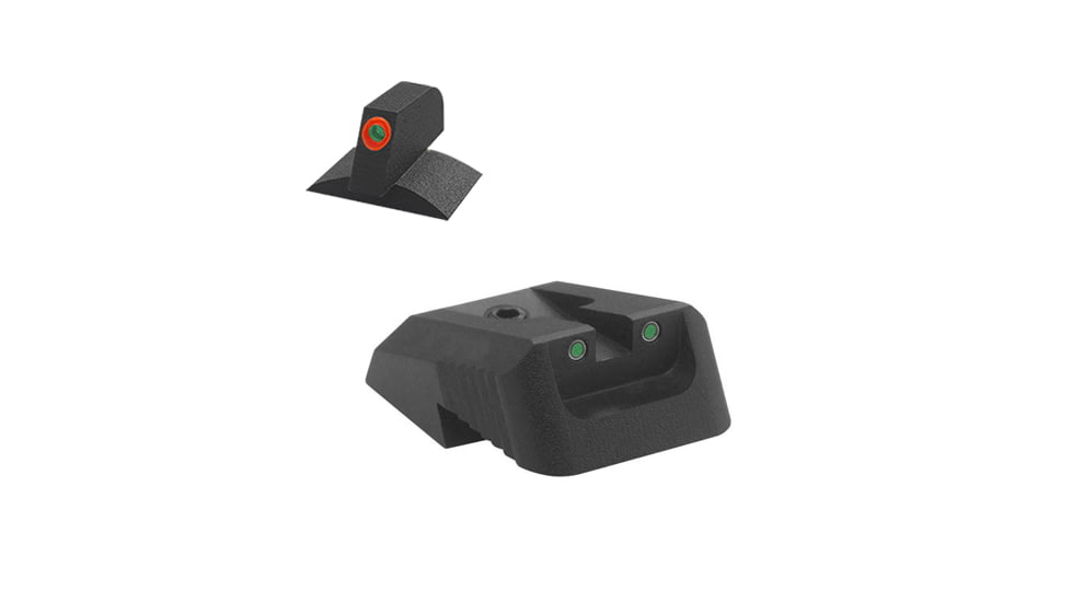 Kensight DFS Recessed Blade Fixed Rear 1911 Night Sight, Orange, 980-602