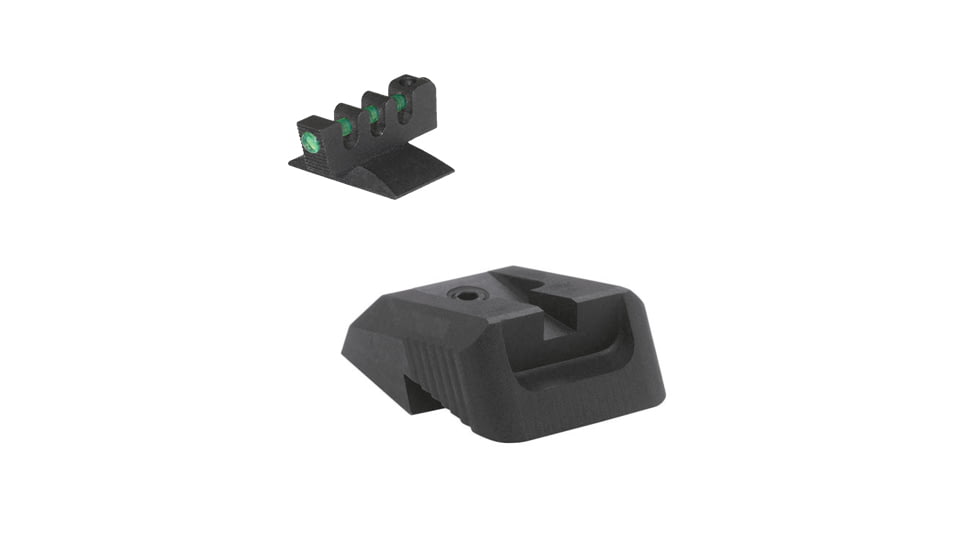 Kensight DFS Recessed Blade Fixed Rear 1911 Sight w/Contoured Profile, Black, 940-601