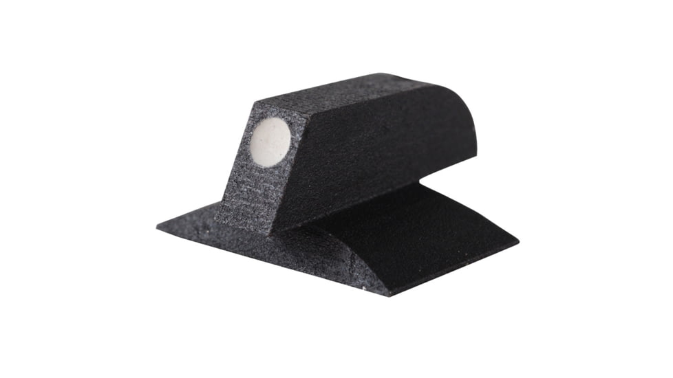Kensight Springfield Arctic White Dot Front Sight, Contoured Base, 0.200in Tall, Black, 870340