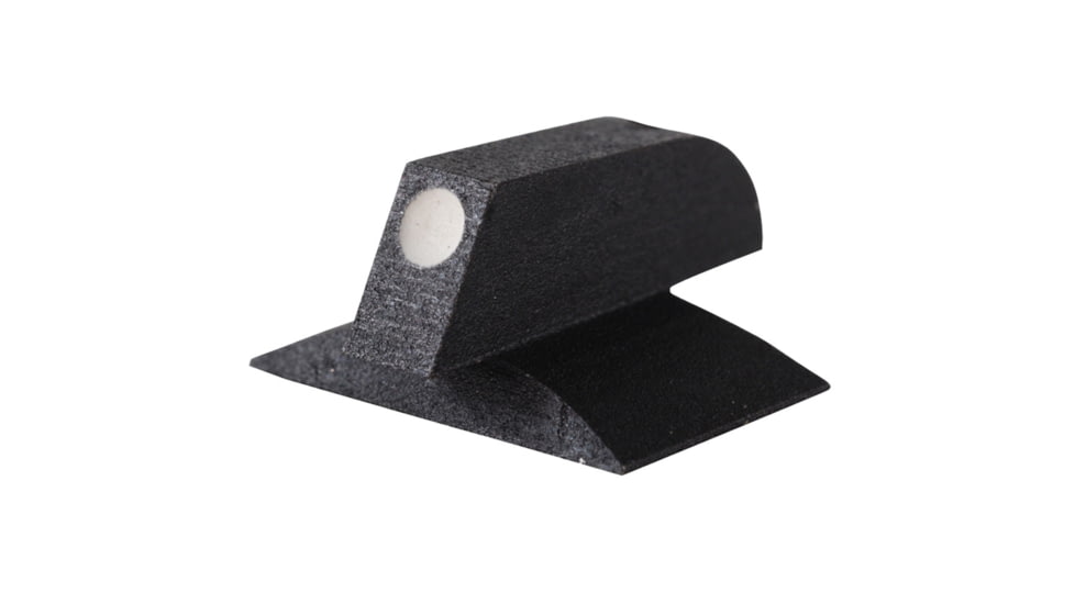 Kensight Springfield Arctic White Dot Front Sight, Contoured Base, 0.250in Tall, Black, 870-355