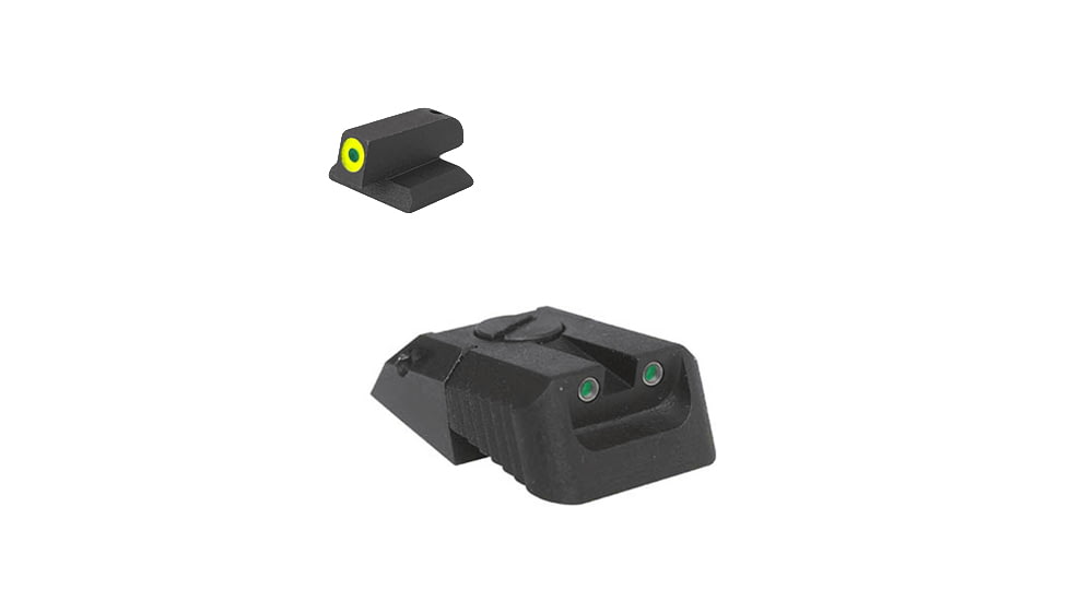 Kensight Springfield Recessed Blade 860-626 Tritium Rear Sight, Green, 991-626