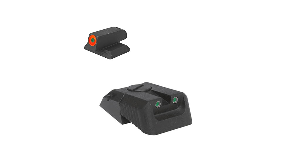 Kensight Springfield Recessed Blade 860-626 Tritium Rear Sight, Orange, 981-626