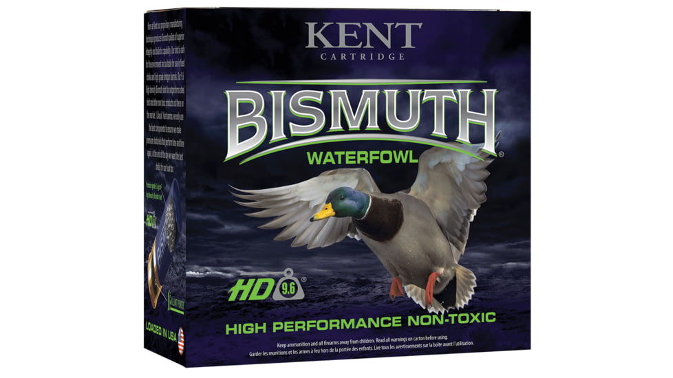 Kent Cartridge Bismuth Waterfowl 20 Gauge 1oz 3in 4 Shot Shotgun Ammo, 25 Rounds, B203W28-4