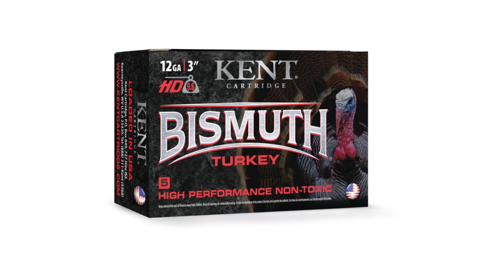 Kent Cartridge Bismuth Turkey Shotshells 12 ga 3in 1-5/8oz 1300 fps Size 5 5/ct, B123TK46-5