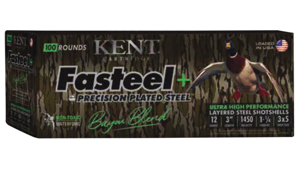 Kent Cartridge CC123FSP363X5 Fasteel + Precision Steel Sports South Exclusive Ba