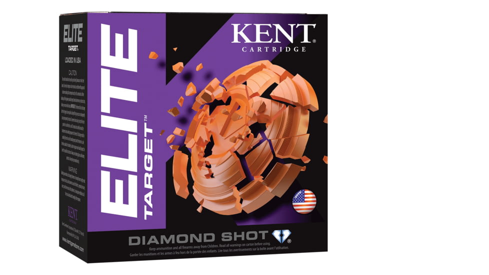 Kent Cartridge E12T3275 Elite Target 12 Gauge 2.75 1 1/8 Oz 7.5 Shot 25 Bx/ 10