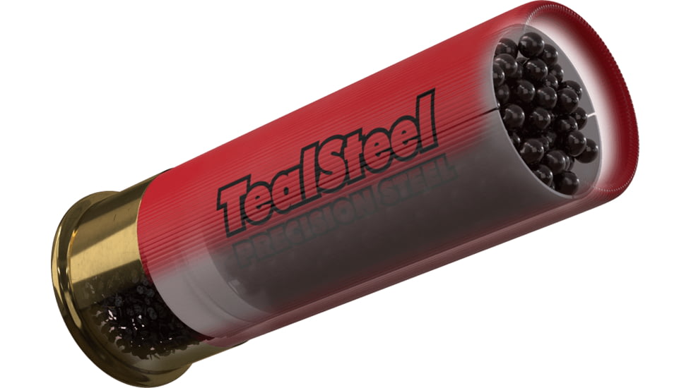 Kent Cartridge TealSteel Precision Steel 12 Gauge 3in 5 Shot Centerfire Shotgun Ammo, 25 Rounds, KTS12336-5