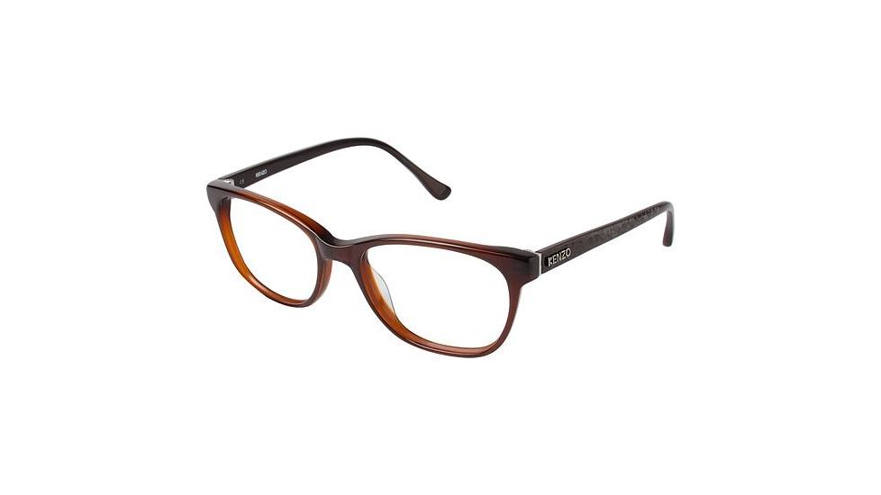Kenzo 2212 Bifocal Prescription Eyeglasses - Frame BROWN, Size 53/17mm KZ221202