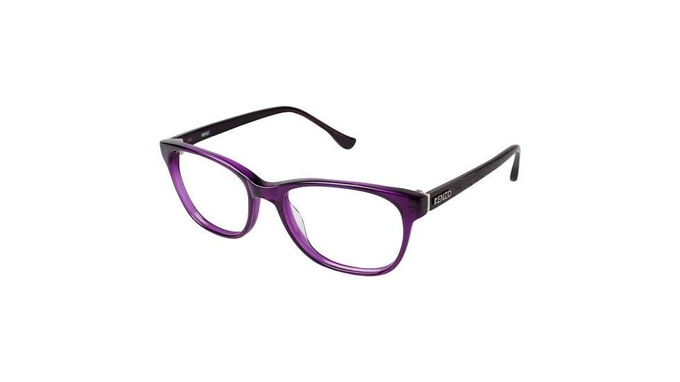 Kenzo 2212 Bifocal Prescription Eyeglasses - Frame PURPLE, Size 53/17mm KZ221203