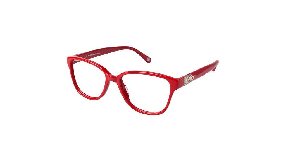 Kenzo 2217 Progressive Prescription Eyeglasses - Frame RED, Size 52/16mm KZ221702