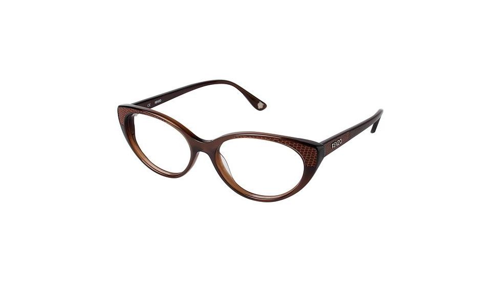 Kenzo 2220 Bifocal Prescription Eyeglasses - Frame BROWN KZ222003