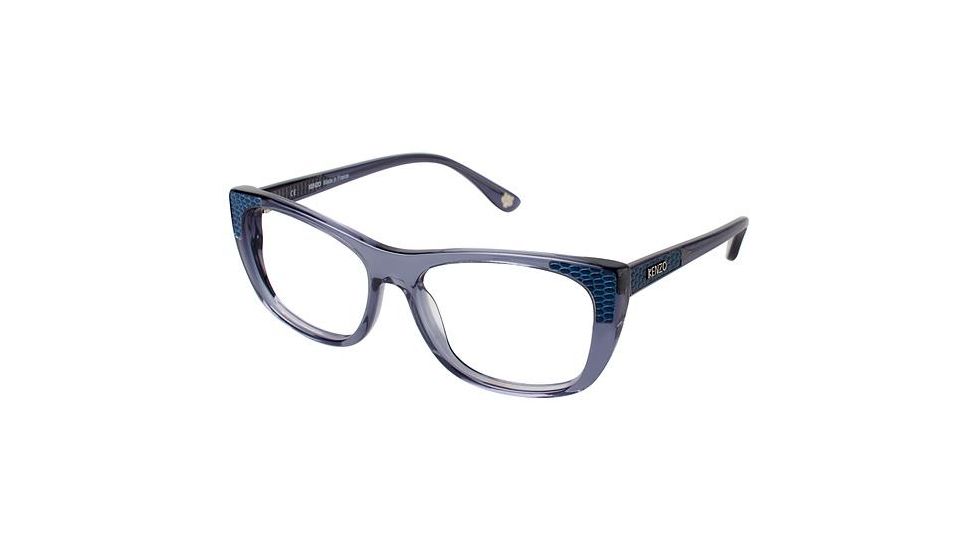 Kenzo 2221 Single Vision Prescription Eyeglasses - Frame BLUE KZ222102
