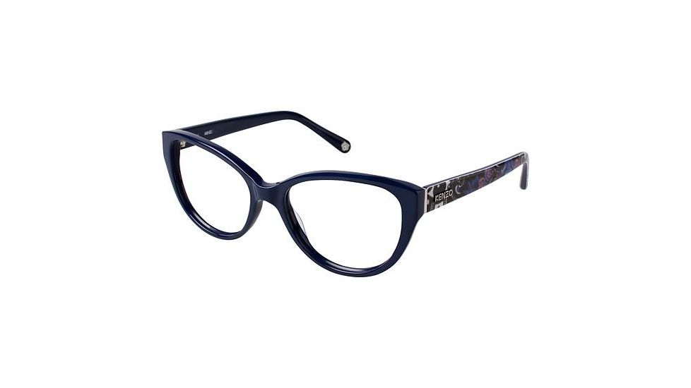 Kenzo 2231 Eyeglass Frames - Frame BLUE/BLUE PTR KZ223104