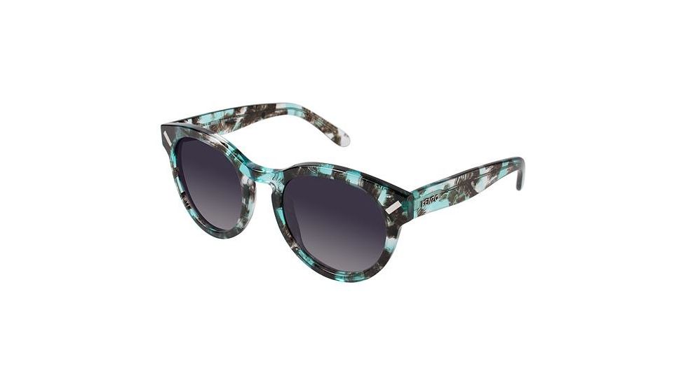 Kenzo 3158 Sunglasses - Frame TURQUOISE, Lens Color Grey KZ315804