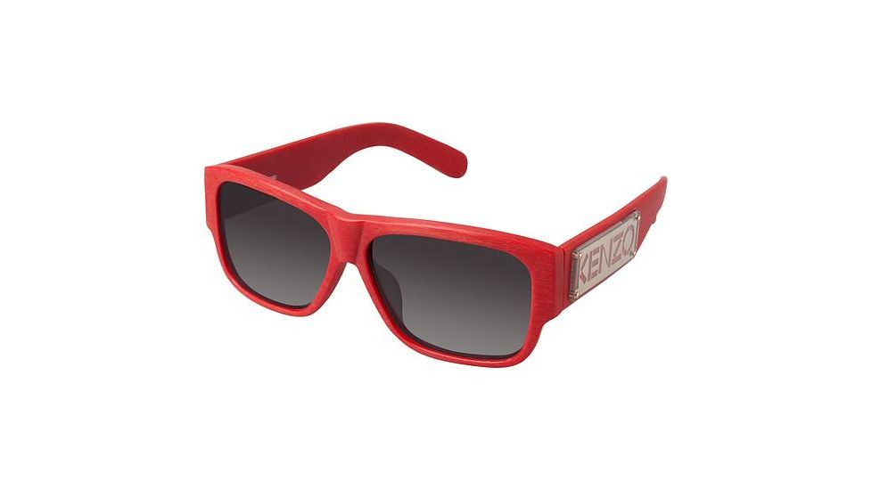 Kenzo 3167 Progressive Prescription Sunglasses KZ316704 - Frame Color Matte Dark Red