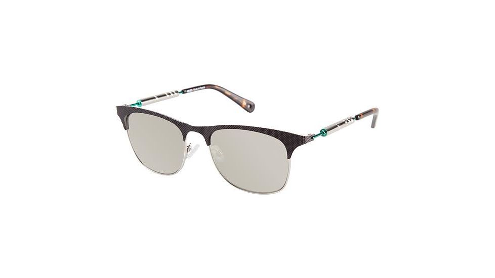 Kenzo 3176 Bifocal Prescription Sunglasses KZ317602 - Frame Color Black/Silver