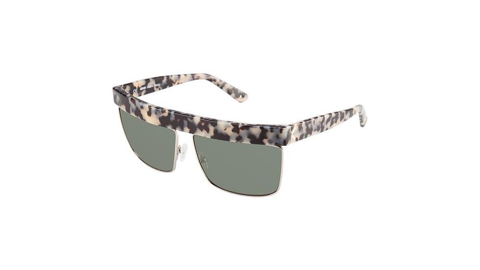Kenzo 3182 Sunglasses - Frame WHITE TORTOISE, Lens Color Grey Silver Mirror KZ318203