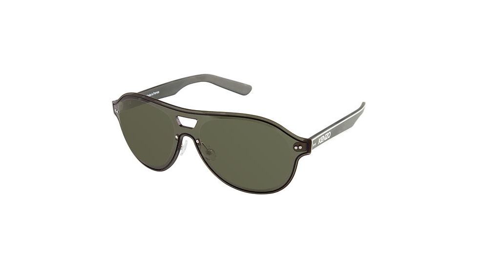 Kenzo 3185 Sunglasses - Frame GREEN, Lens Color Green KZ318501