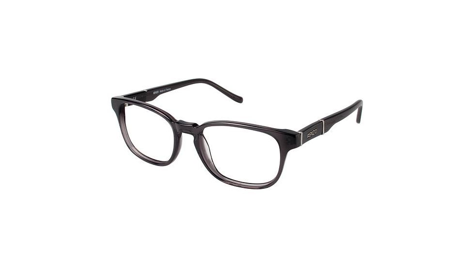Kenzo 4164 Single Vision Prescription Eyeglasses - Frame GREY, Size 52/18mm KZ416402