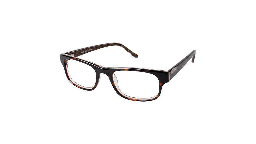 Kenzo 4169 Progressive Prescription Eyeglasses - Frame TORTOISE, Size 52/19mm KZ416903