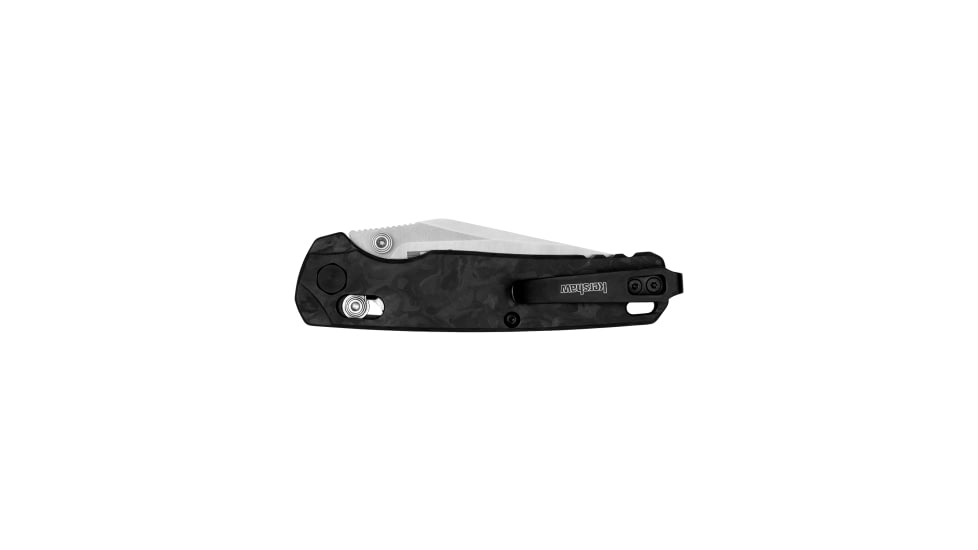 Kershaw BEL AIR, Folding Knife, Plain Edge, CPM Magnacut Blade Steel, PVD Finish, Black, Aluminum Handle, Dura Lock, 3.1 Blade, 7.3 Overall Length, Includes Pocket Clip