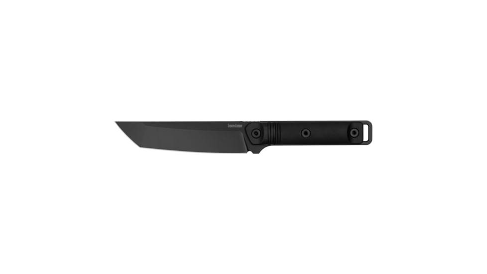 Kershaw Atreides, Fixed Blade Knife, 5.7" Tanto Blade, 65Mn Blade Steel, 11.4" Overall Length, Powdercoat Finish, Black, Polypropylene Handle, Includes Sheath, 1088