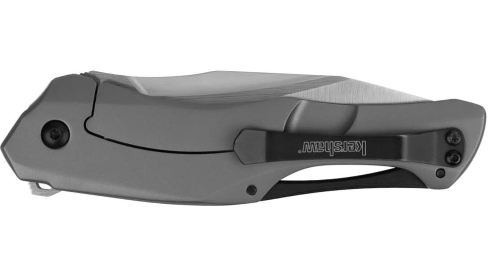 Kershaw Collateral Folding Knife, 3.4in, 8Cr13MoV Blade Steel, Gray &amp; Black Handle, Frame Lock, 5500X