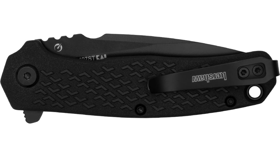 Kershaw Conduit Assisted Opening Folding Knife, 2.9in, 8Cr13MoV, Spear Point, Glass-Filled Nylon Bkack Handle, 1407ST