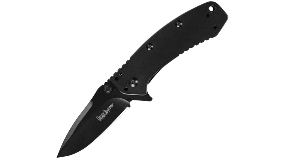 Kershaw Cryo II Framelock Black Folding Knife,8Cr13MoV Steel, Black Stainless Handle, 1556BLK