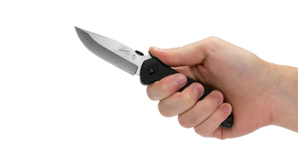 Kershaw Emerson Folding Knife CQC-6K D2, 3.25in, D2 Steel, G10 Front/410 Stainless Steel Back Handle 6034D2